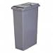 Rubbermaid 9W15LGY Slim Confidential Container With Lock, 23 Gallon, 11x20x31,Gray