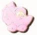 Stroller Cookie (6 cookies) - Pink