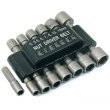 14 Nut Driver Bits for Power Drill Standard Metric & SAE Tool