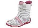Agatha Ruiz De La Prada Kids 081262 (Toddler/Youth) | Girls Shoes White/Silver Multi Leather