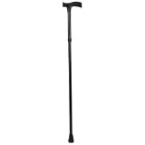 Opswiss Aluminum Walking Cane Rubber Sure-Grip Handle 5 Section Elastic Break-Down Gift Boxed