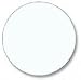 Single Circular Blank Mouse Pad - White