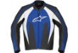 Alpinestars Stunt Leather Jacket , Color: Blue, Size: 50 3101497050