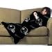 Pittsburgh Steelers Youth Comfy Throw Blanket with Sleeves