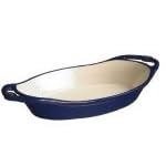 Cast Iron Enamel Oval Casserole Dish, 2 quarts, Choose Color