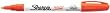 Sharpie Paint Marker Pen Oil Base Fine Point, Orange Box of 12