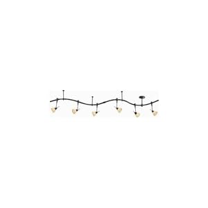 6-Lite Ceiling Track Light System - Unirail Dark Bronze