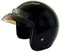 Open Face Motorcycle Helmets Scooter Helmet 10Black