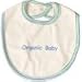 Under The Nile Organic Baby Bib, Aqua Stripe