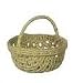 Dollhouse Miniature Woven Basket with Handle