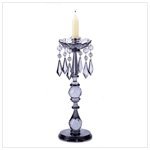 Midnight Magic Acrylic Crystal Drop Candle Holder Stand