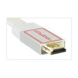 5M ( 16FT ) Atlona Flat HDMI Cable ( White Color ). HDMI 1.3 Rated