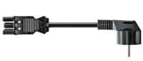 Bachmann 375.075 Ger&auml;tezuleitung Schuko GST18, schwarz, 2 m