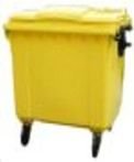 Review BritishBins  / Wheelie Bin - Yellow - 770L - Free Delivery