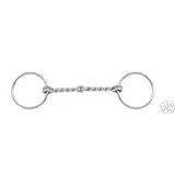 Twisted Wire Snaffle Bit Stainless Draft Horse Tack 6 INCH
