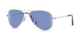Sunglass Express提供 Apparel & Shoes Online Shop Ranking 5. Ray Ban Sunglasses RB3044 Aviator Small Metal W3177 Silver/Blue, 52mm
