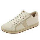 Ecko Unltd Lelie | Mens Lace up casual Shoes Natural Cream by ecko unltd Marc Ecko