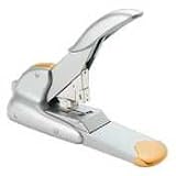 Duax Heavy Duty Metal Stapler for up to 170 Sheets, Metallic Silver/Orange Trim (HUN73138)