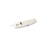 SURGE,7 OUTLET W/ PHONE