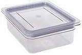 Camwear Food Pan Third Size - 6'' Deep Clear