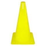 12 Poly Cone (Yellow) - Quantity of 24