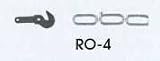 Peco RO-4 3 Link Couplings & Hooks (4)