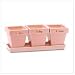 Bloom Baby Flower Garden Pink Ceramic Decor Plant Pots [Kitchen]