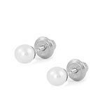 Cheap Girls Jewelry Childrens Jewelry - Sterling Silver Pearl Screw Back Stud Earrings For Sale