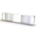 Offi Duoplane DVD Shelf in White