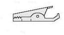 Test Clips NON-INS SOLDER TERM BU-34 (1 piece)