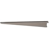 18 1 2 Inch Solid Wood Shelf Bracket - Nickel by Schulte
