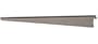 18 1/2 Inch Solid Wood Shelf Bracket - Nickel