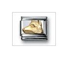 Sculpture German Shepherd No Color Classic Gold, Italian Charm by Nomination Charms