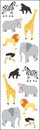 Small Wild animal Sticker Package by Mrs. Grossman's