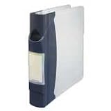 CD Media Binder With 15 Pages, 90 Capacity, Gray