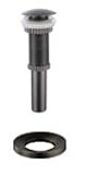 Kraus Pop Up Drain and Mounting Ring Oil Rubbed Bronze for Bathroom Vanity Vessel Sink Bowl Basin