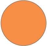 Daydots Dissolvable - Solid Orange 11032-06-00