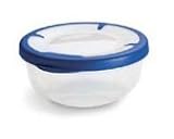 RUBBERMAID 5151RDEBLUBLU, 1.5 PINT ROUND, Case of 6