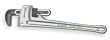Westward 4YR91 Wrench, Straight Pipe, 24 In
