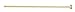 Cousin 25mm Gold Elegance Flat End Head Pin - 12PK/14K Gold Plated