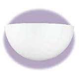 Sea Gull Lighting 4148-15 Piedmont One-Light Wall Sconce, White Finish with White Glass