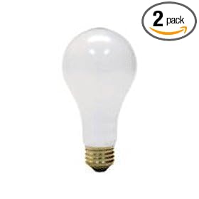 GE 97763 50/100/150-Watt 615/1540/2155-Lumen A21 3-Way Light Bulb, Soft White, 2-Pack GE 97763 50/100/150-Watt 615/1540/2155-Lumen A21 3-Way Light Bulb, Soft White, 2-Pack