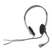 Headset,Multimedia Stereo, with Boom Microphone,6'Cord,Black (CCS55222)
