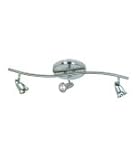 IMAGE OF Artcraft AC4833BN Rocket Collection 3 Light Track-Rail Lighting Kit in Brushed Nickel