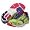 Lime Punch/ Prism Violet/ Chinese red