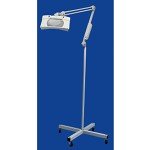 Burton Wave Plus Fluorescent Magnifier Wave Plus Floorstand on Mobile Base (casters included)
