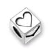 Heart Block Spacer Bead