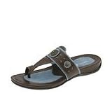 Stonefly Ellera | Ladies Sandals Fango (Brown) Leather Blue Nubuck by Stonefly