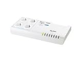 ZyXEl PLA491 Powerline-Adapter in 4-fach Steckdosenleiste