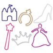 Silly Bandz 24 Pack Princess Shapes